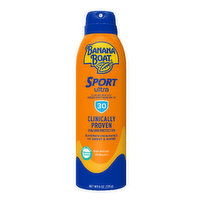 Banana Boat Sport Broad Spectrum Sunscreen Spray SPF 30, 6 Ounce