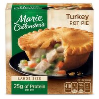 Marie Callender's Turkey Pot Pie Large Size Frozen Meal Turkey Pot Pie Large Size Frozen Meal, 15 Ounce