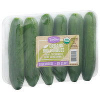 Topline Cucumbers, Organic, Mini, 12 Ounce