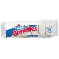 Hostess Donettes Donuts, Powdered, Mini, 6 Each