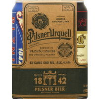 Pilsner Urquell Beer, Pilsner, 4 Each