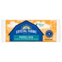 Crystal Farms Cheeses, Marble Jack, 8 Ounce