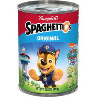 Campbell's® SpaghettiOs® Canned Pasta With Paw Patrol Shapes, 15.8 Ounce
