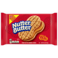 Nutter Butter Peanut Butter Sandwich Cookies Family Size, 16 Ounce