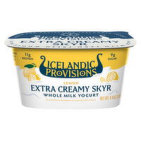 Icelandic Provisions Skyr, Lemon, Extra Creamy, 4.4 Ounce