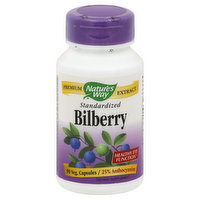 Nature's Way Bilberry, Standardized, Veg. Capsules, 90 Each