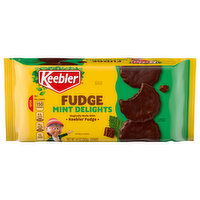 Keebler Cookies, Mint Delights, Fudge, 10 Ounce