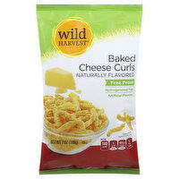 Wild Harvest Cheese Curls, Baked, 7 Ounce