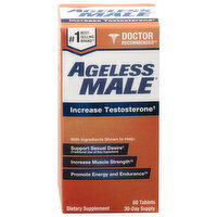 Ageless Male Increase Testosterone, Tablets, 60 Each