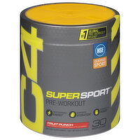 C4 Super Sport Pre-Workout, Fruit Punch, 7.9 Ounce