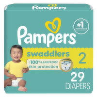 Pampers Swaddlers Swaddlers Diaper Size 2 29 Count, 29 Each
