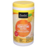 Essential Everyday Disinfecting Wipes, Lemon Scent, 75 Each