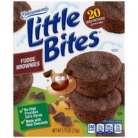 Entenmann's Little Bites Entenmann's Little Bites Fudge Brownie Mini Muffins, 5 pouches, 9.75 oz, 9.75 Ounce