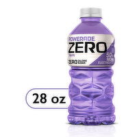 Powerade Zero  Grape Sports Drink, 28 Fluid ounce