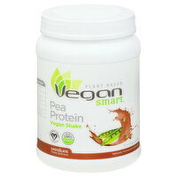 Vegan Smart Vegan Shake, Pea Protein, Chocolate, 20.6 Ounce