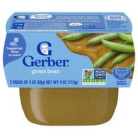 Gerber Green Bean, Supported Sitter 1st Foods, 2 Each