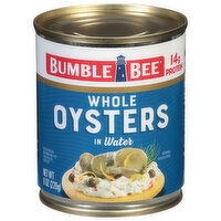 Bumble Bee Whole in Water Oyster, 8 Ounce