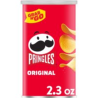 Pringles Potato Crisps Chips, Original, Grab N' Go, 2.3 Ounce