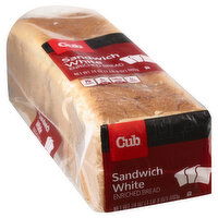 Cub Bread, Sandwich White, Enriched, 24 Ounce