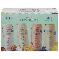 Mom Water Vodka Water, Fruit Infused, Variety Pack, 8 Each