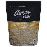 Artisan Kettle Gourmet Organic Chocolate Chocolate Chips, White, Organic, 10 Ounce