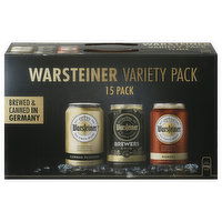 Warsteiner Beer, Variety Pack, 15 Pack, 15 Each