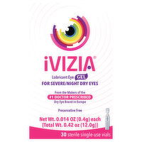 iVizia Lubricant Eye Gel, 30 Each