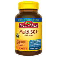 Nature Made Multi 50+, for Him, Tablets, 90 Each