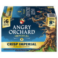 Angry Orchard Hard Cider, Crisp Imperial, 6 Each