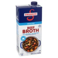 Swanson® Unsalted Beef Broth, 32 Ounce