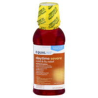 Equaline Cold & Flu Relief, Daytime Severe, Original Flavor, 12 Ounce