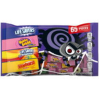 Mixed STARBURST, LIFE SAVERS, HUBBA BUBBA & LIFE SAVERS Gummies Halloween Candy Assortment, 65 Ct Bulk Bag, 11.47 Ounce