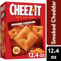 Cheez-It Cheese Crackers, Smoked Cheddar, 12.4 Ounce