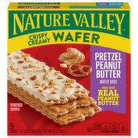 Nature Valley Wafer Bars, Pretzel Peanut Butter, 5 Each