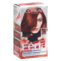 Feria Permanent Haircolour Gel, Rich Auburn True Red R68, 1 Each