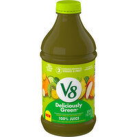 V8® Deliciously Green 100% Fruit and Vegetable Juice, 46 Fluid ounce