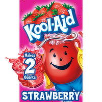 Kool-Aid Unsweetened Strawberry Artificially Flavored Powdered Soft Drink Mix, 0.14 Ounce