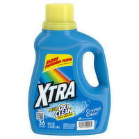 Xtra Plus OxiClean Detergent, Crystal Clean, 56 Fluid ounce