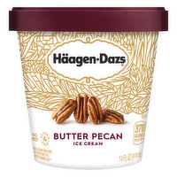 Haagen-Dazs Ice Cream, Butter Pecan, 14 Fluid ounce