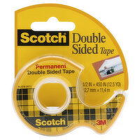 Scotch Tape, Double Sided, Permanent, 1 Each