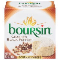 Boursin Gournay Cheese, Cracked Black Pepper, 5.2 Ounce