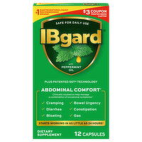 IBgard Abdominal Comfort, Capsules, 12 Each