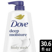 Dove Body Wash With Pump Deep Moisture, 30.6 Ounce