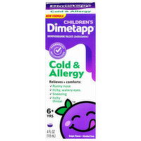 Dimetapp Cold & Allergy, Grape Flavor, 6+ Yrs, Children's, 4 Fluid ounce