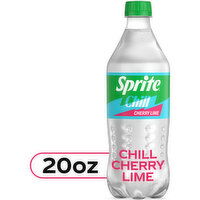 Sprite ® Chill Cherry Lime Natural Flavor Soda Soft Drink Bottle, 20 Fluid ounce