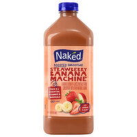 Naked Strawberry Banana Machine Boosted Smoothie, 64 Fluid ounce