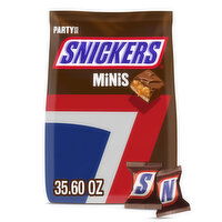 Snickers SNICKERS Minis Size Milk Chocolate Candy Bar Bulk Assortment, 35.6 oz Bag, 35.6 Ounce