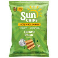 SunChips French Onion Flavored Whole Grain Snacks, 7 Ounce