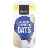 Essential Everyday Oats, Quick 1 Minute, Value Size, 42 Ounce