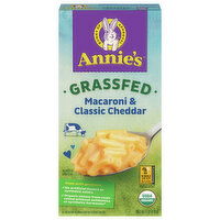 Annie's Grassfed Macaroni & Classic Cheddar, 6 Ounce